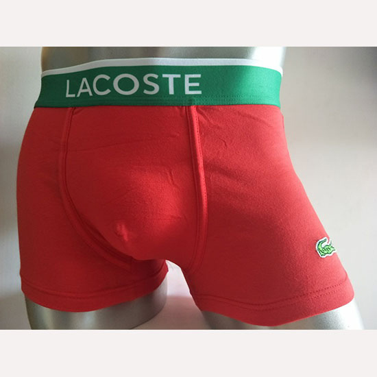 Boxer Lacoste Hombre Verde Rojo